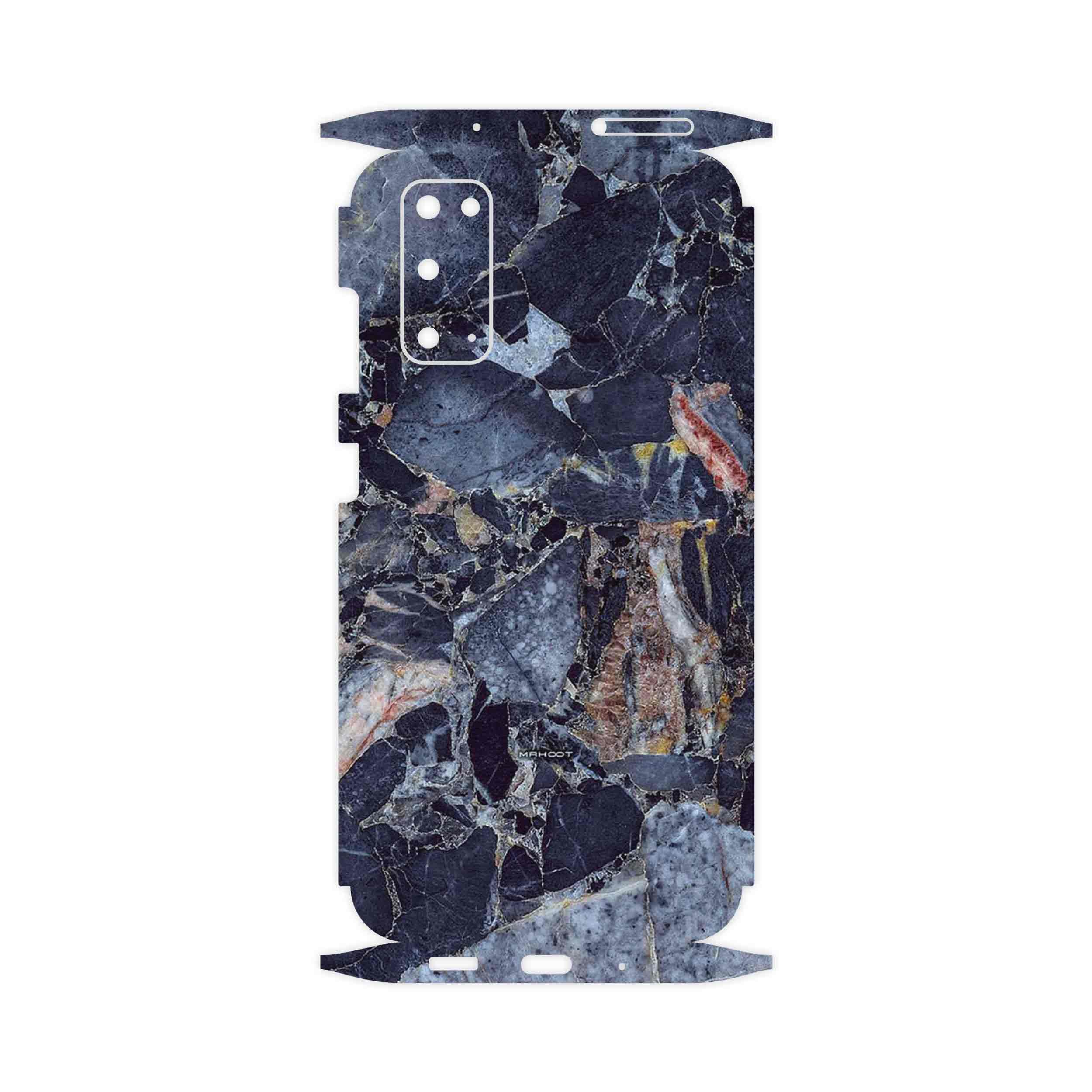 برچسب پوششی ماهوت مدل Broken black marble-FullSkin مناسب برای گوشی موبایل سامسونگ Galaxy S20