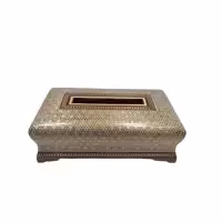 جعبه دستمال کاغذی خاتم کاری کد 04