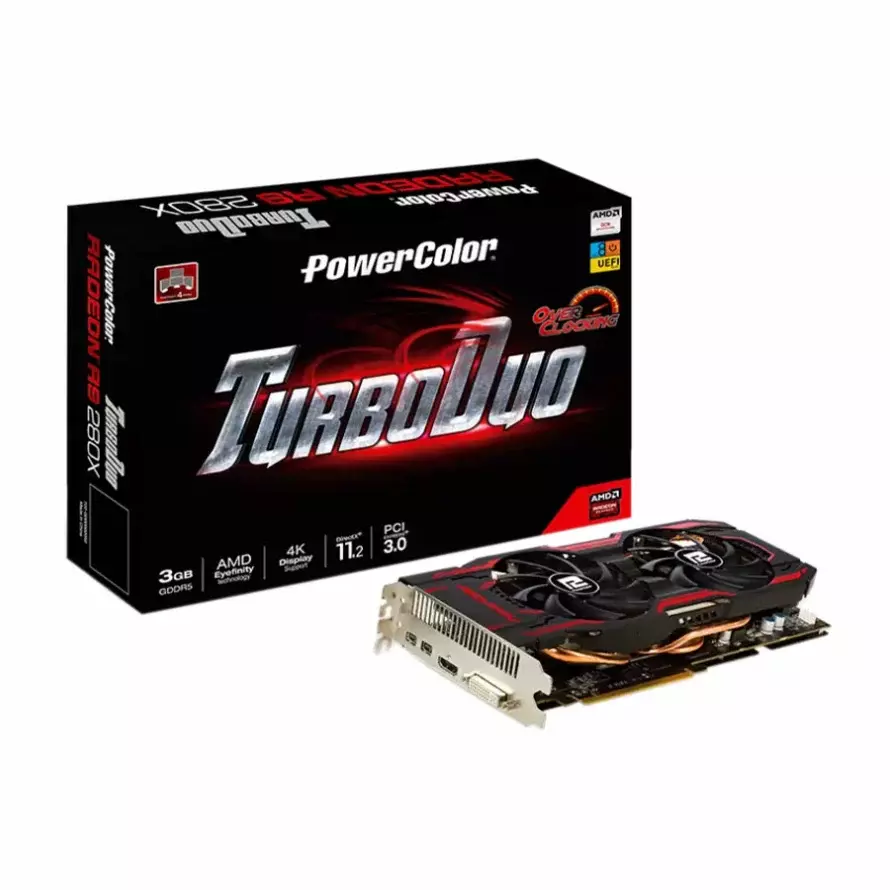 کارت گرافیک پاور کالر R9 280X TURBOFUE