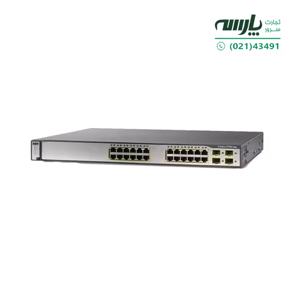 سوئیچ شبکه سیسکو 24 پورت WS-C3750G-24TS-E1U