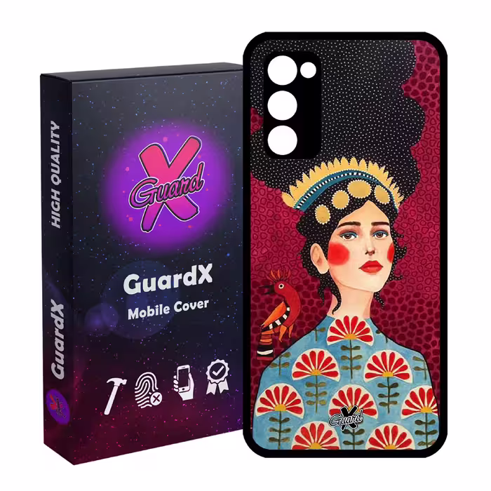 کاور گارد ایکس طرح Girl مدل Glass10179 مناسب برای گوشی موبایل سامسونگ Galaxy S20 FE