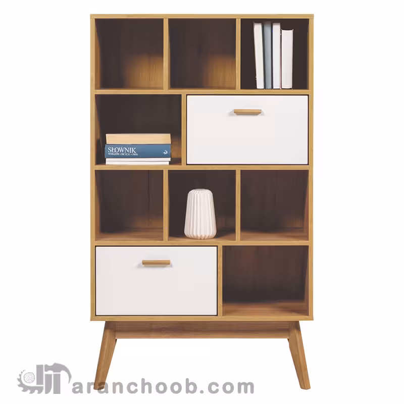 کتابخانه چوبی ایستاده