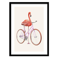 قیمت و خرید تابلو دکوراتیو مدل نقاشی تلفیقی فلامینگو کد 1925