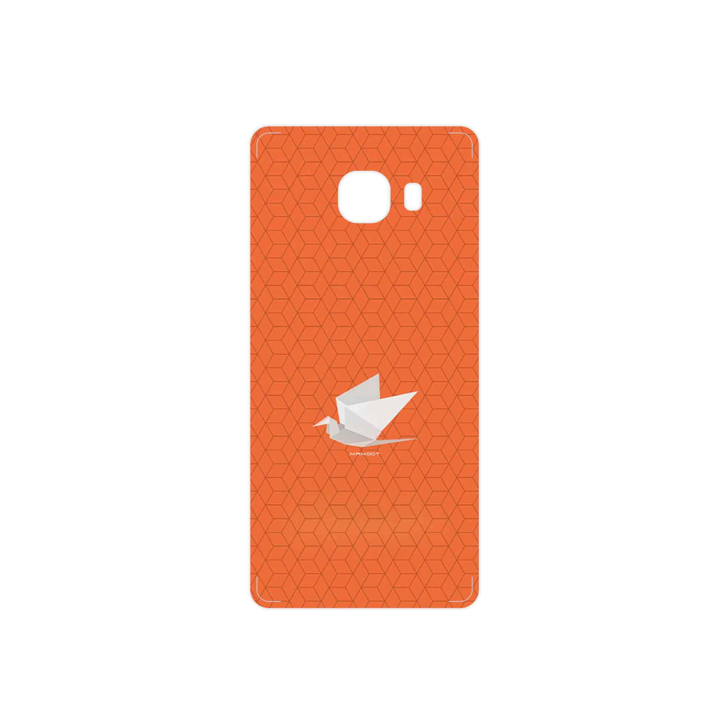 برچسب پوششی ماهوت مدل Minimalist origami bird مناسب برای گوشی موبایل سامسونگ Galaxy C5