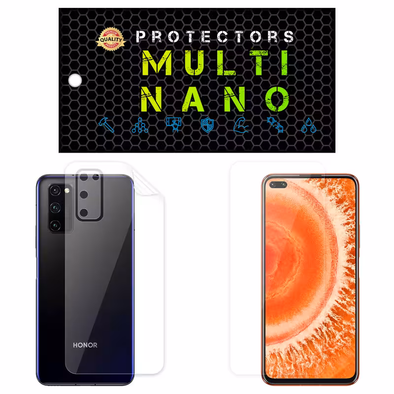 محافظ صفحه نمایش مولتی نانو مدل X-SFT مناسب برای گوشی موبایل آنر V30 به همراه محافظ پشت | کالا برتری