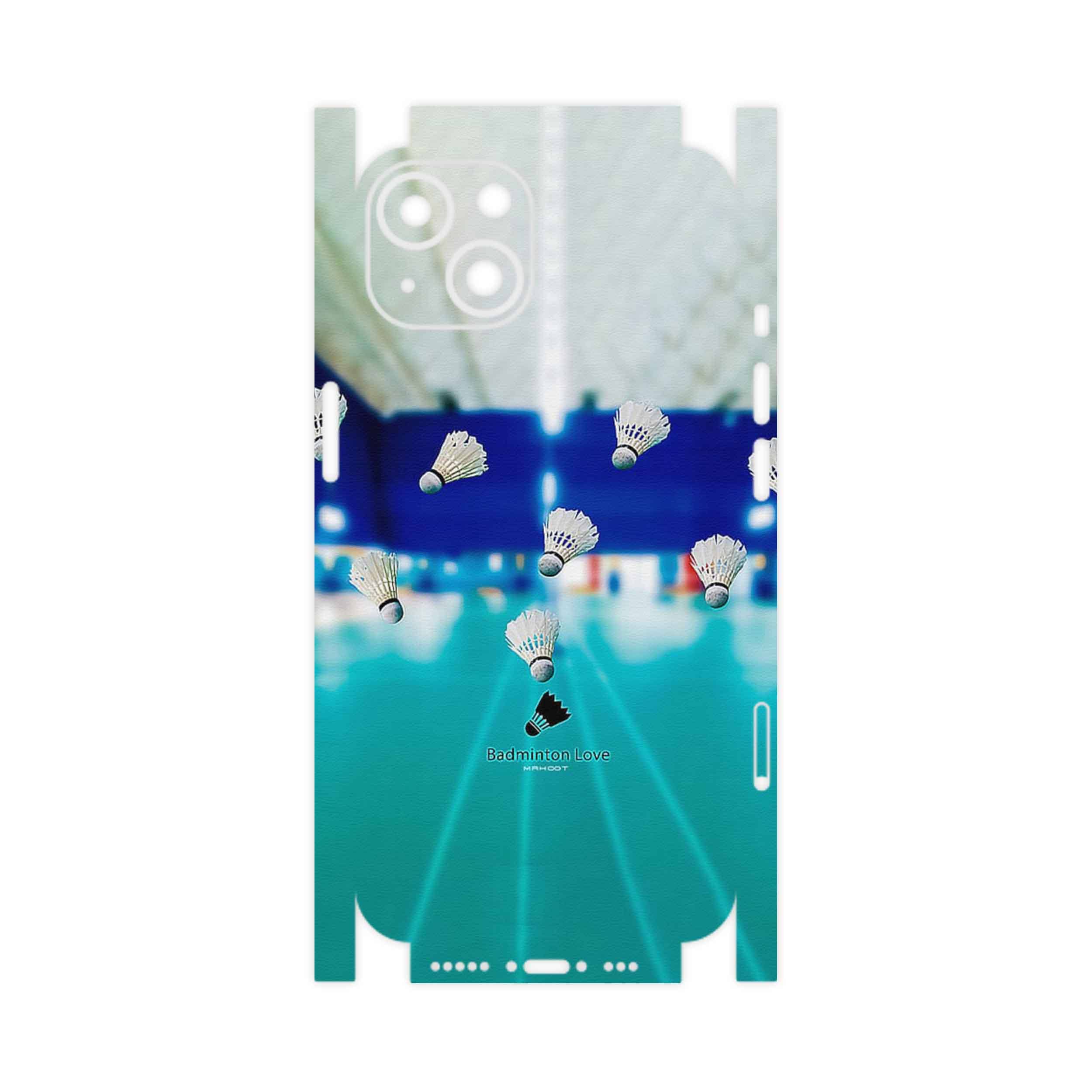 برچسب پوششی ماهوت مدل Badminton-FullSkin مناسب برای گوشی موبایل اپل iPhone 13