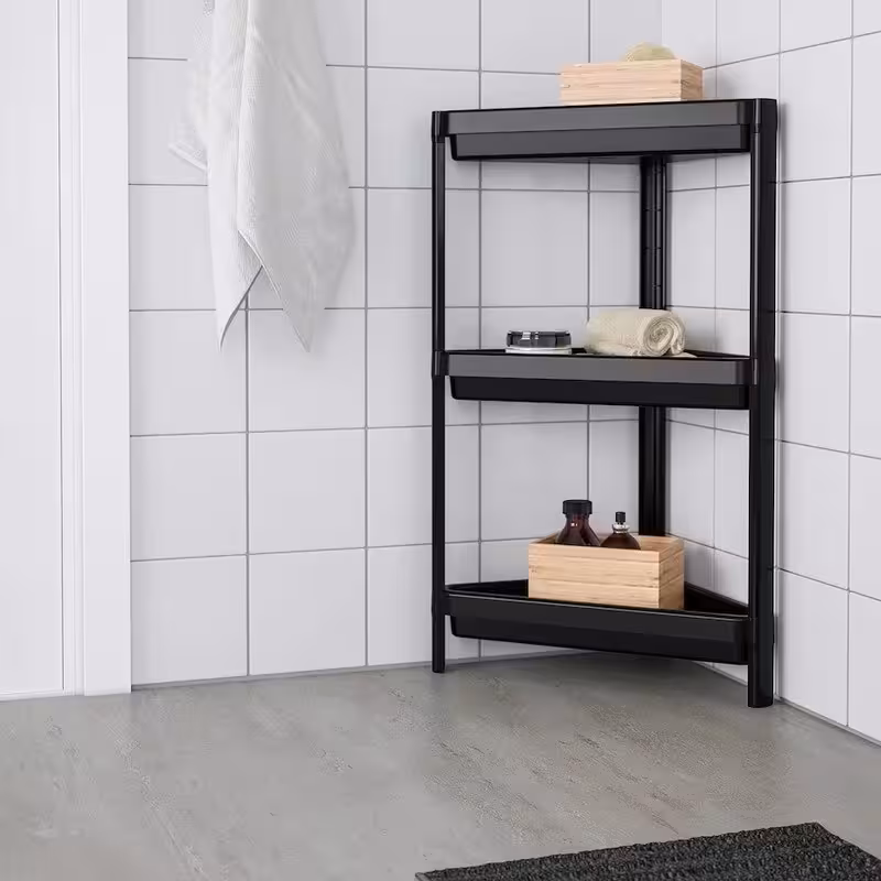 استند مثلثی حمام 3 طبقه کنتراست