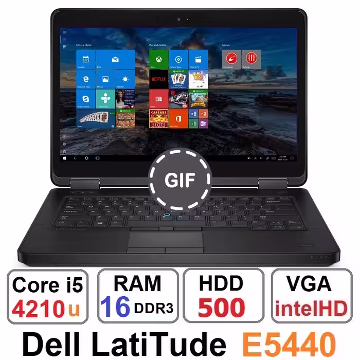 لپ تاپ دل Dell Latitude E5440 Core i5 4210u رم16گیگ