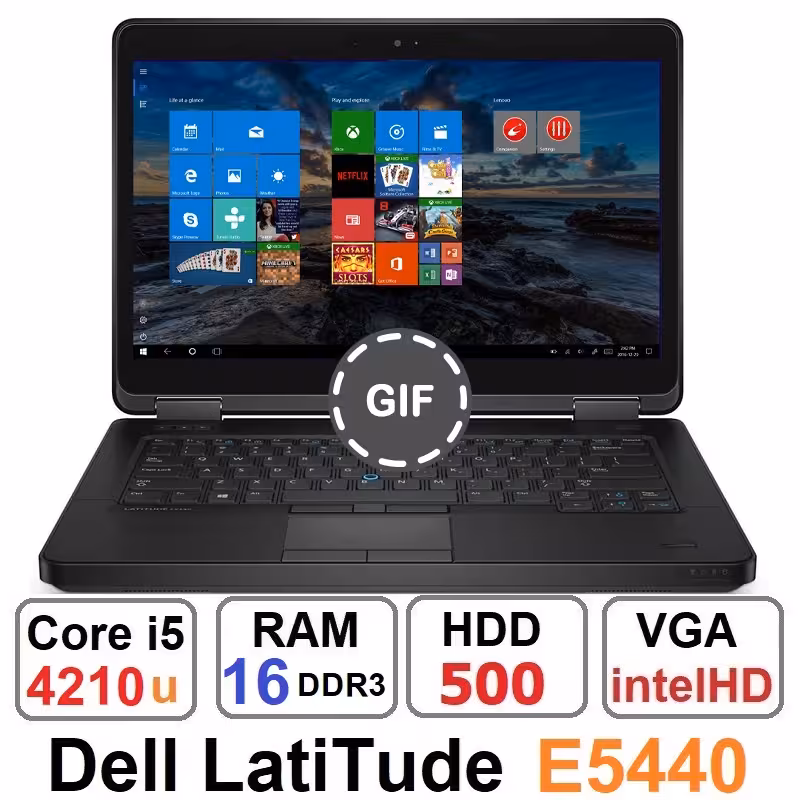 لپ تاپ دل Dell Latitude E5440 Core i5 4210u رم16گیگ