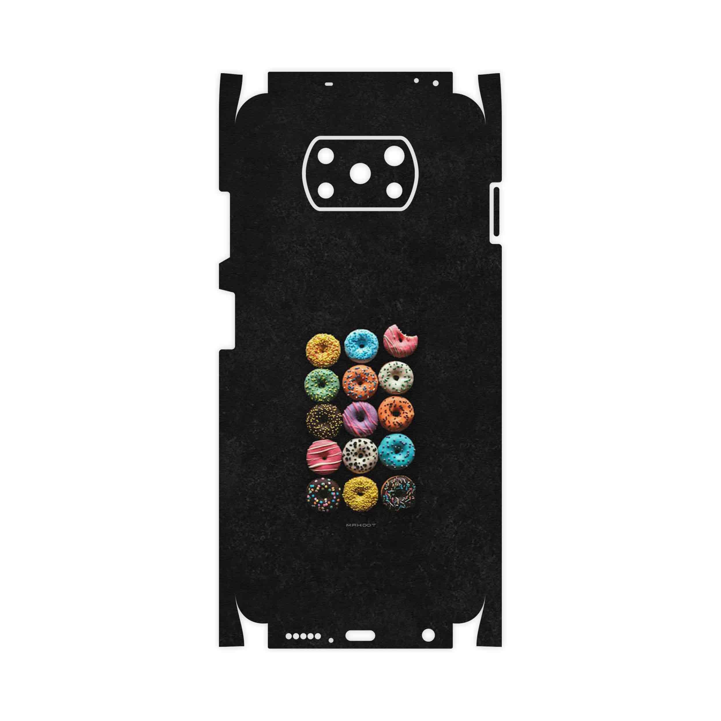 برچسب پوششی ماهوت مدل Doughnut-FullSkin مناسب برای گوشی موبایل شیائومی Poco X3 NFC