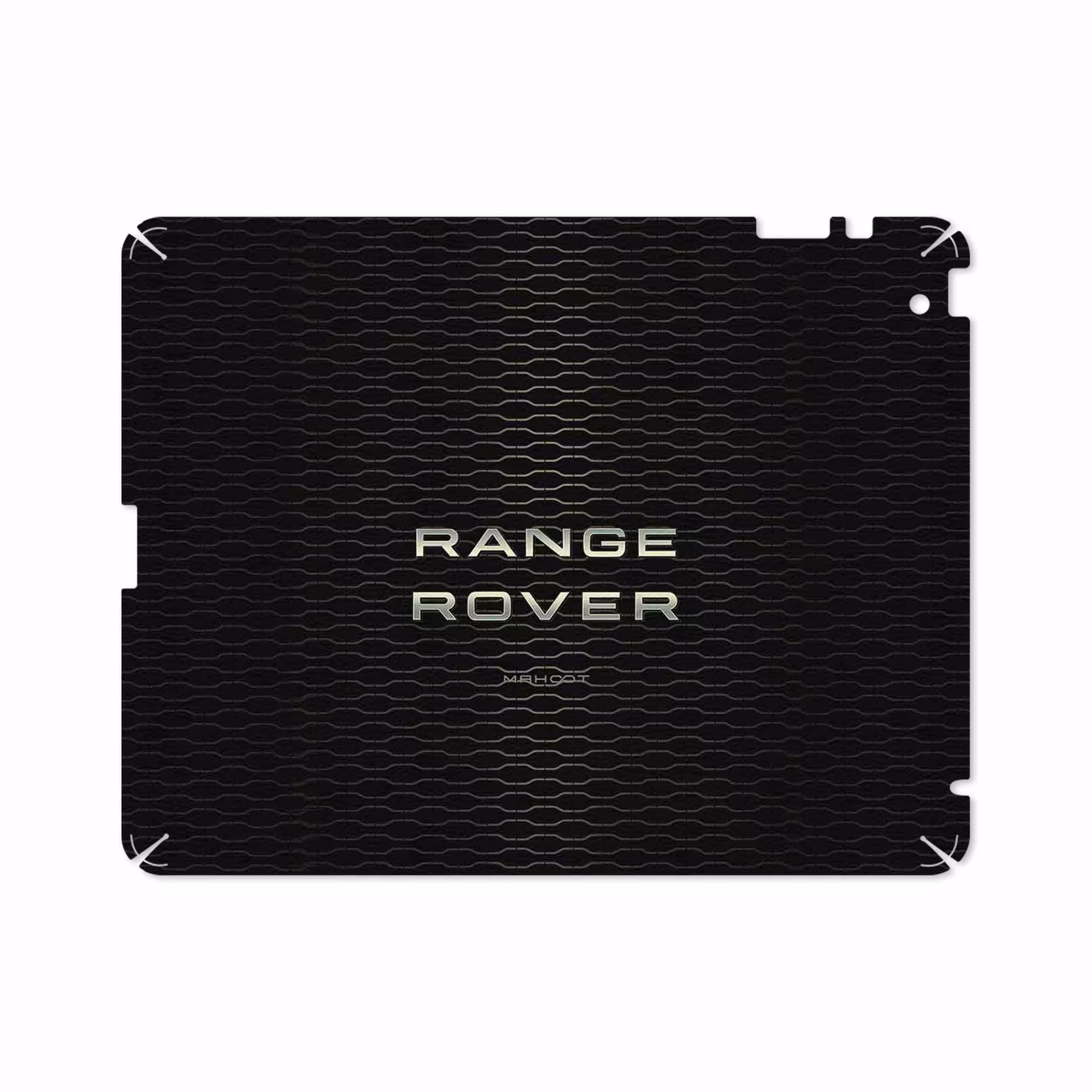 برچسب پوششی ماهوت مدل Range-Rover-Logo مناسب برای تبلت اپل iPad 2 2011 A1395