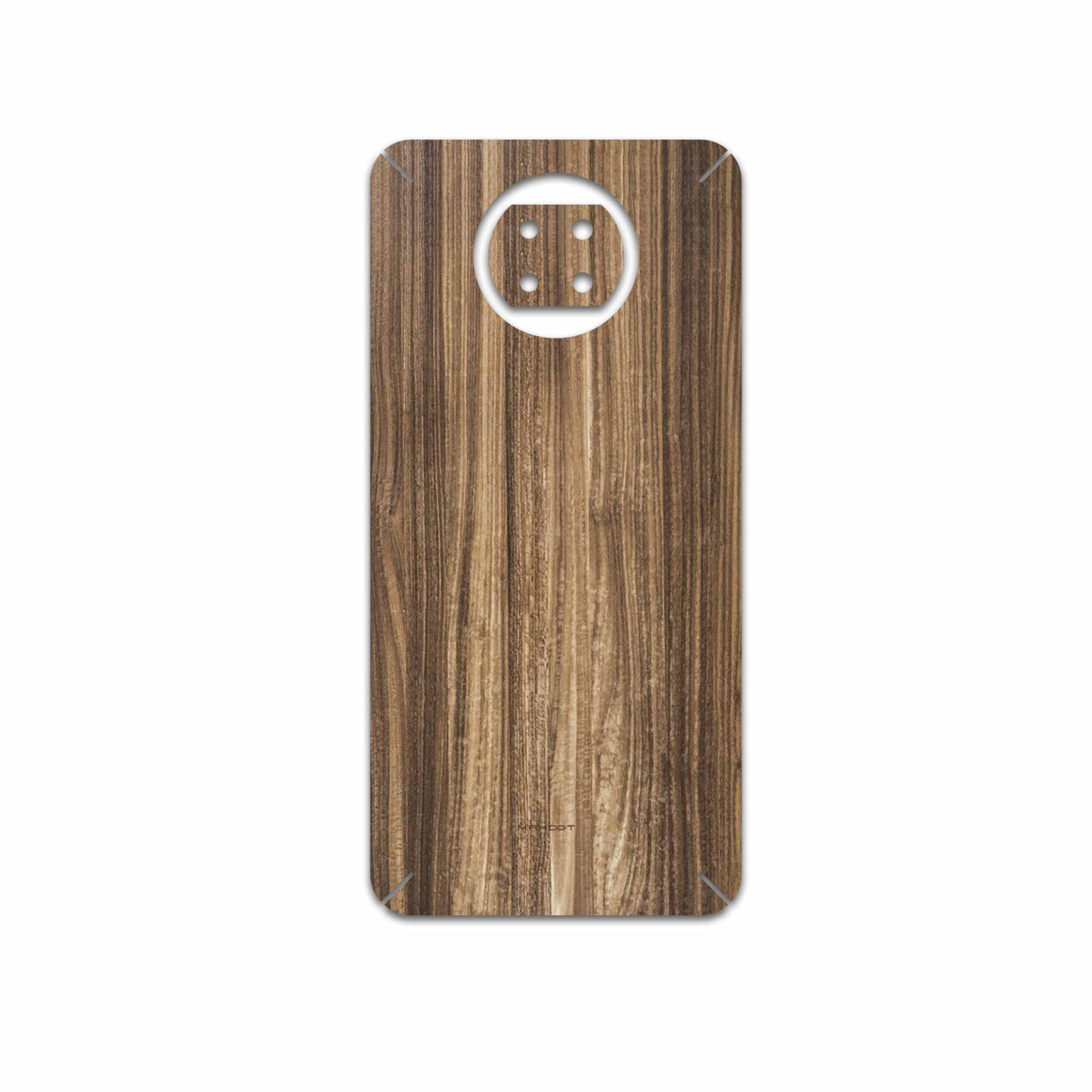 برچسب پوششی ماهوت مدل Light-Walnut-Wood مناسب برای گوشی موبایل شیائومی Redmi Note 9T