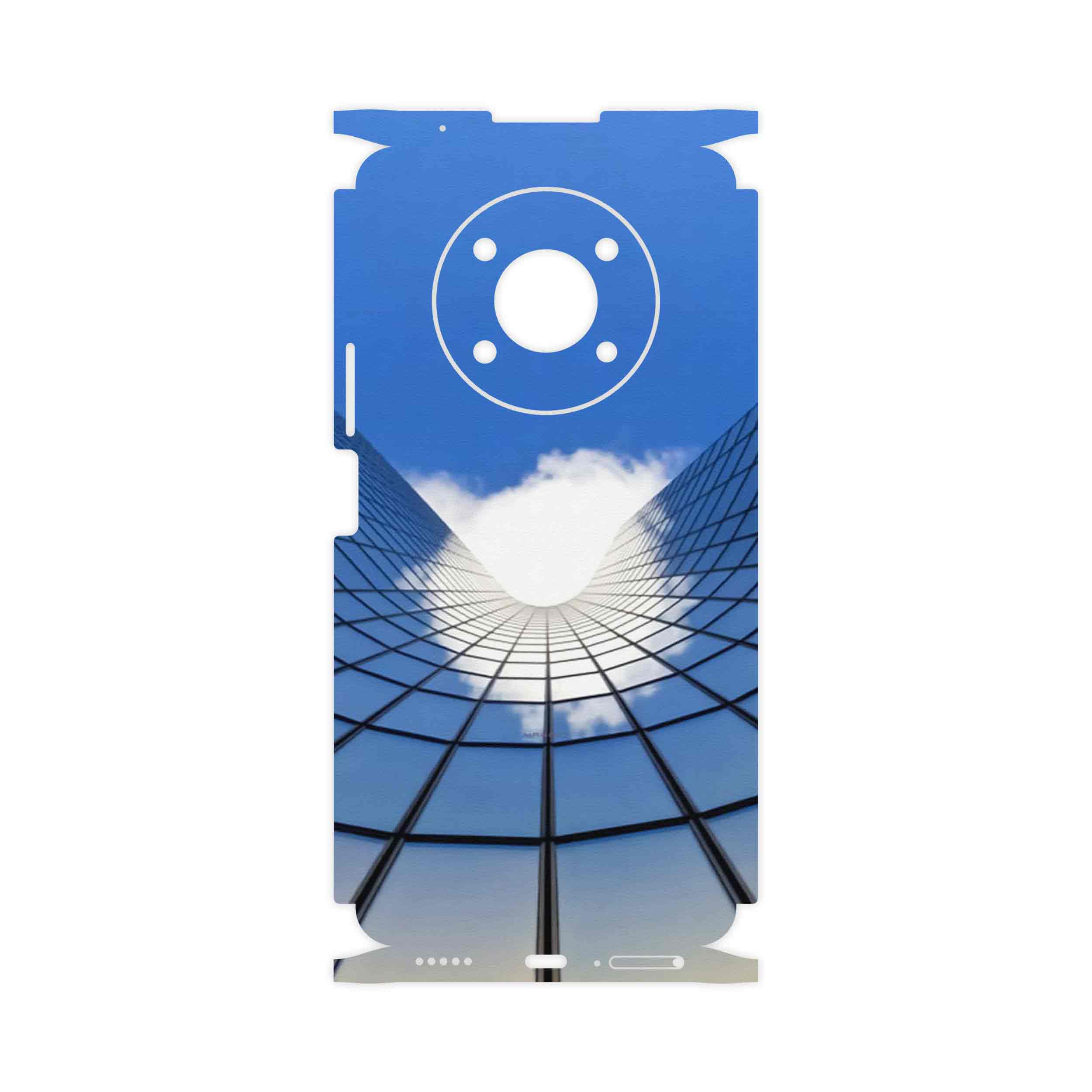 برچسب پوششی ماهوت مدل Glass skyscraper-FullSkin مناسب برای گوشی موبایل آنر X9 5G