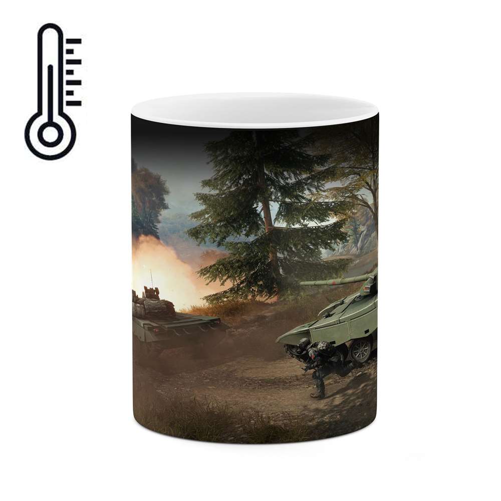 ماگ حرارتی کاکتی طرح تانک مدل mgh15200