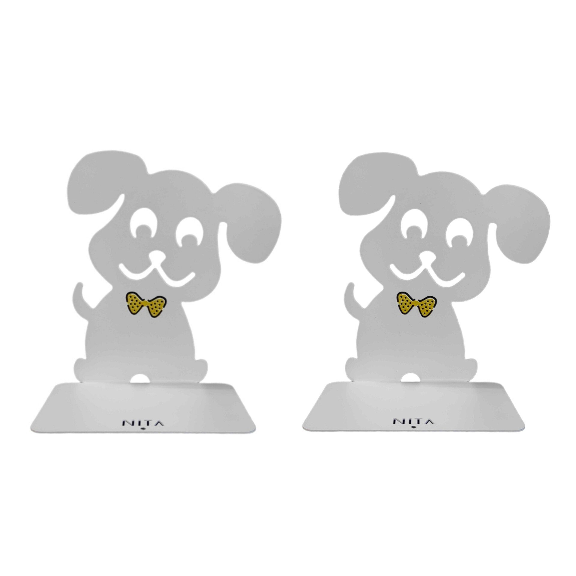 نگهدارنده کتاب نیتا طرح سگ کد 2 بسته دو عددی