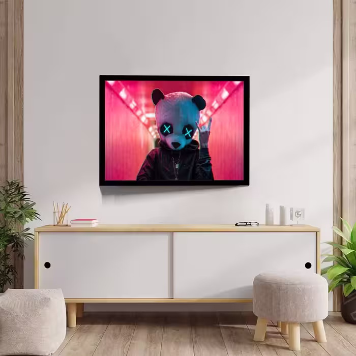 تابلو مدل rockstar panda کد F-15037