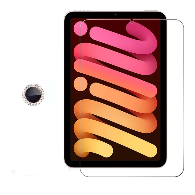 محافظ صفحه نمایش مدل Redmi_Diamond مناسب برای تبلت اپل iPad Mini 6 2021 به همراه محافظ لنز دوربین | کالا برتری