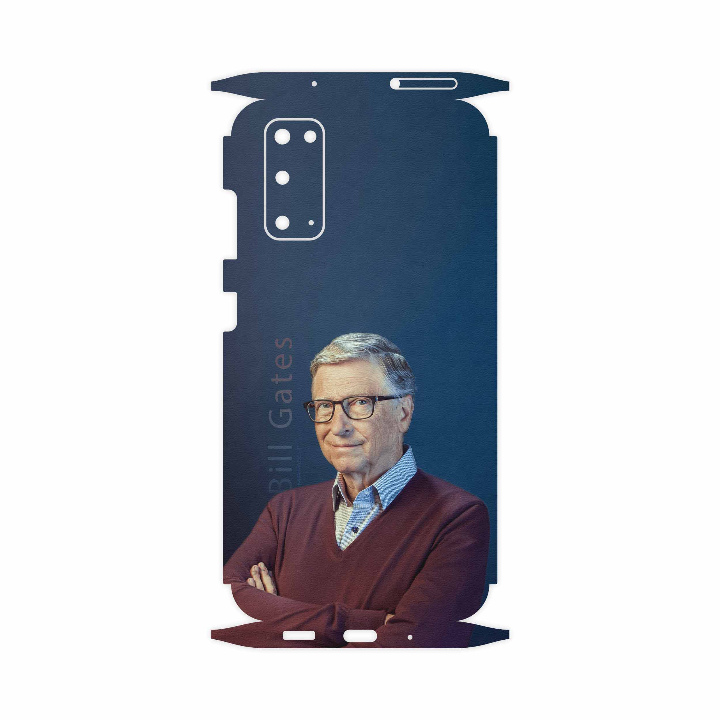 برچسب پوششی ماهوت مدل Bill Gates-FullSkin مناسب برای گوشی موبایل سامسونگ Galaxy S20