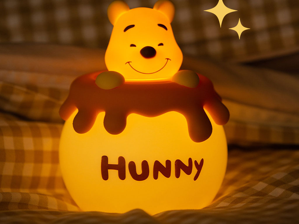 چراغ خواب فانتزی شارژی رومیزی اتاق کودک Winnie the Pooh Night Light Bedroom Children&amp;#39;s Sleeping Light MYCP2305