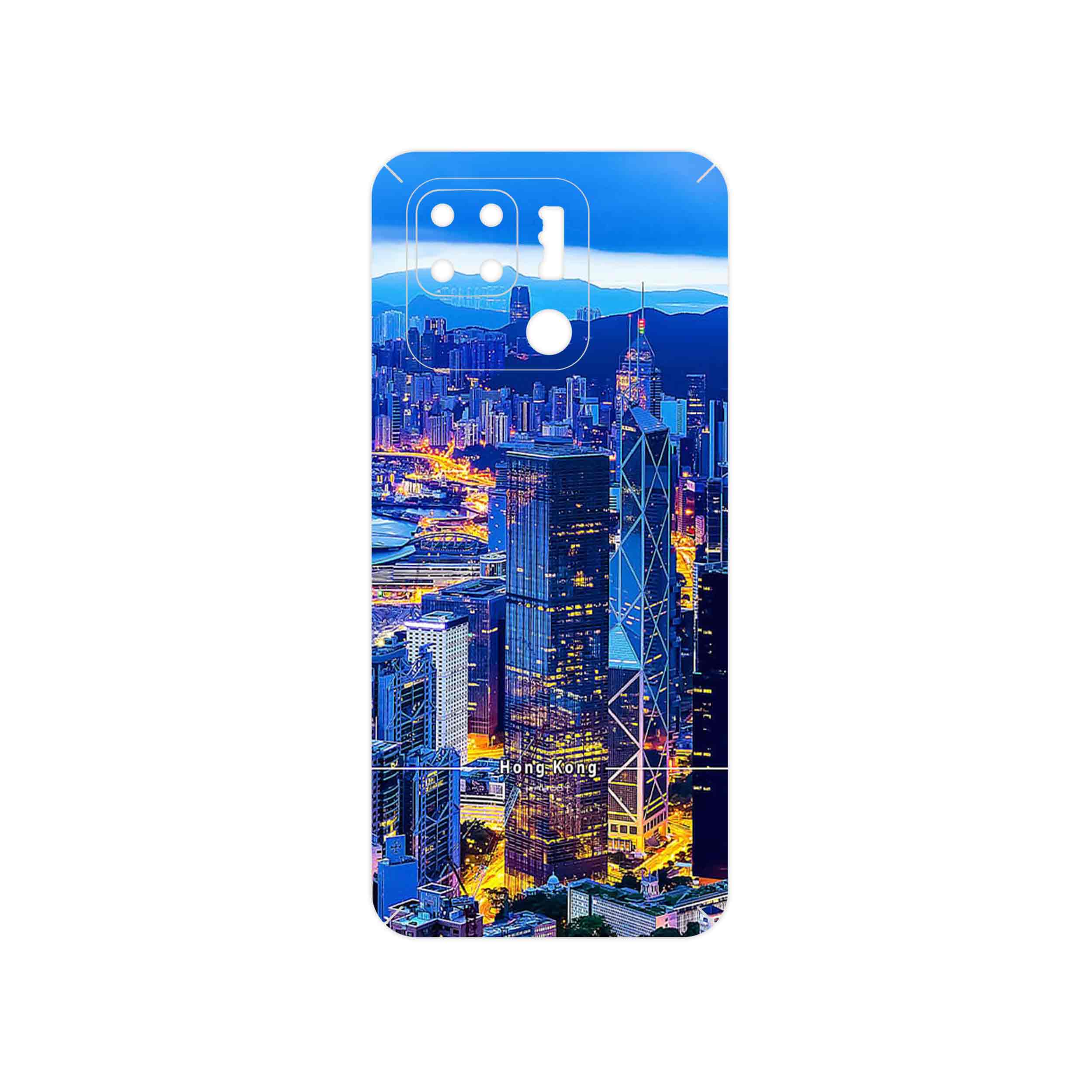 برچسب پوششی ماهوت مدل Hong Kong City مناسب برای گوشی موبایل شیائومی Redmi 10C