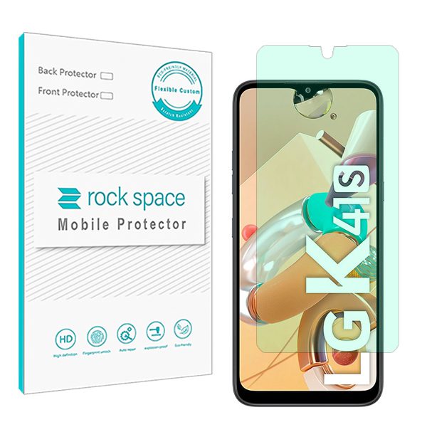گلس ال جی (LG) K41S مدل نانو هیدروژل گرین لایت برند راک اسپیس کد S