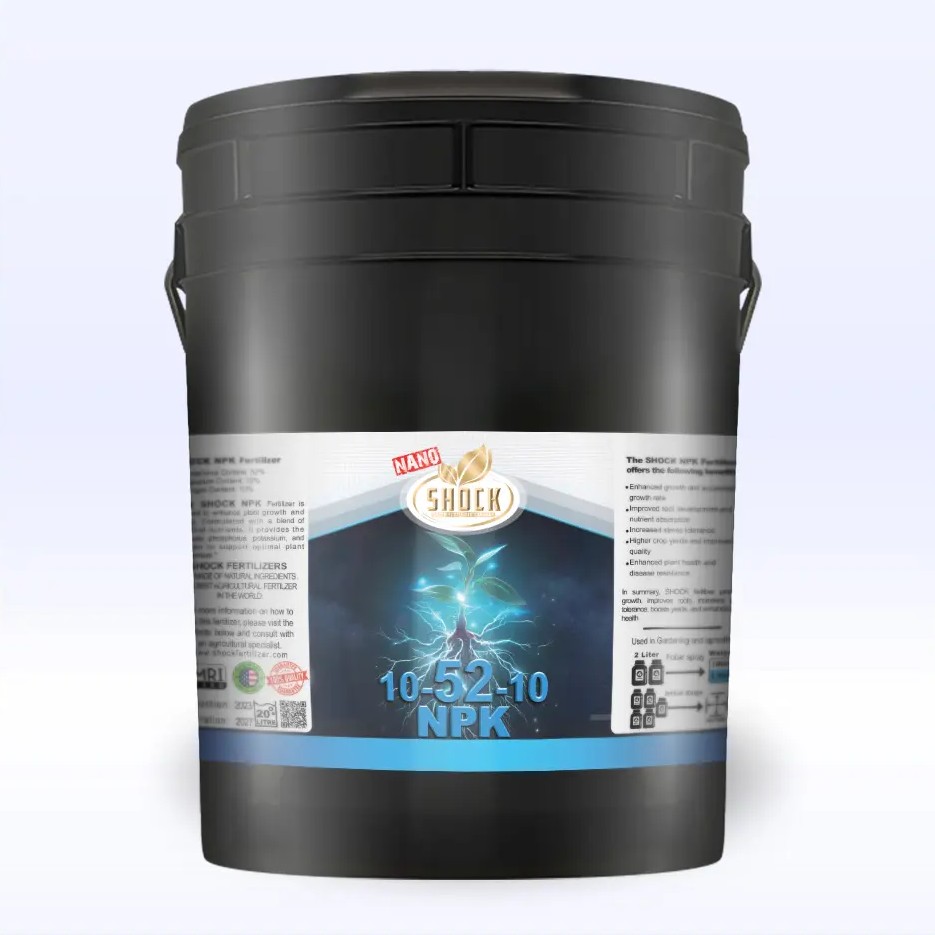 کود فسفر بالا  10  52  10  (NPK) شوک آمریکایی اصل کود ریشه زایی گالن 20 لیتری