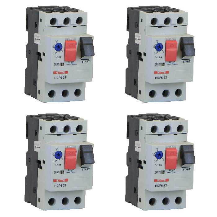 کلید حرارتی 0.16-0.25 آمپر هیمل مدل HDP632P25 بسته 4 عددی