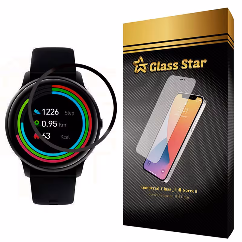 محافظ صفحه نمایش گلس استار مدل PMGA-Glass مناسب برای ساعت هوشمند شیائومی IMILAB KW66 | کالا برتری