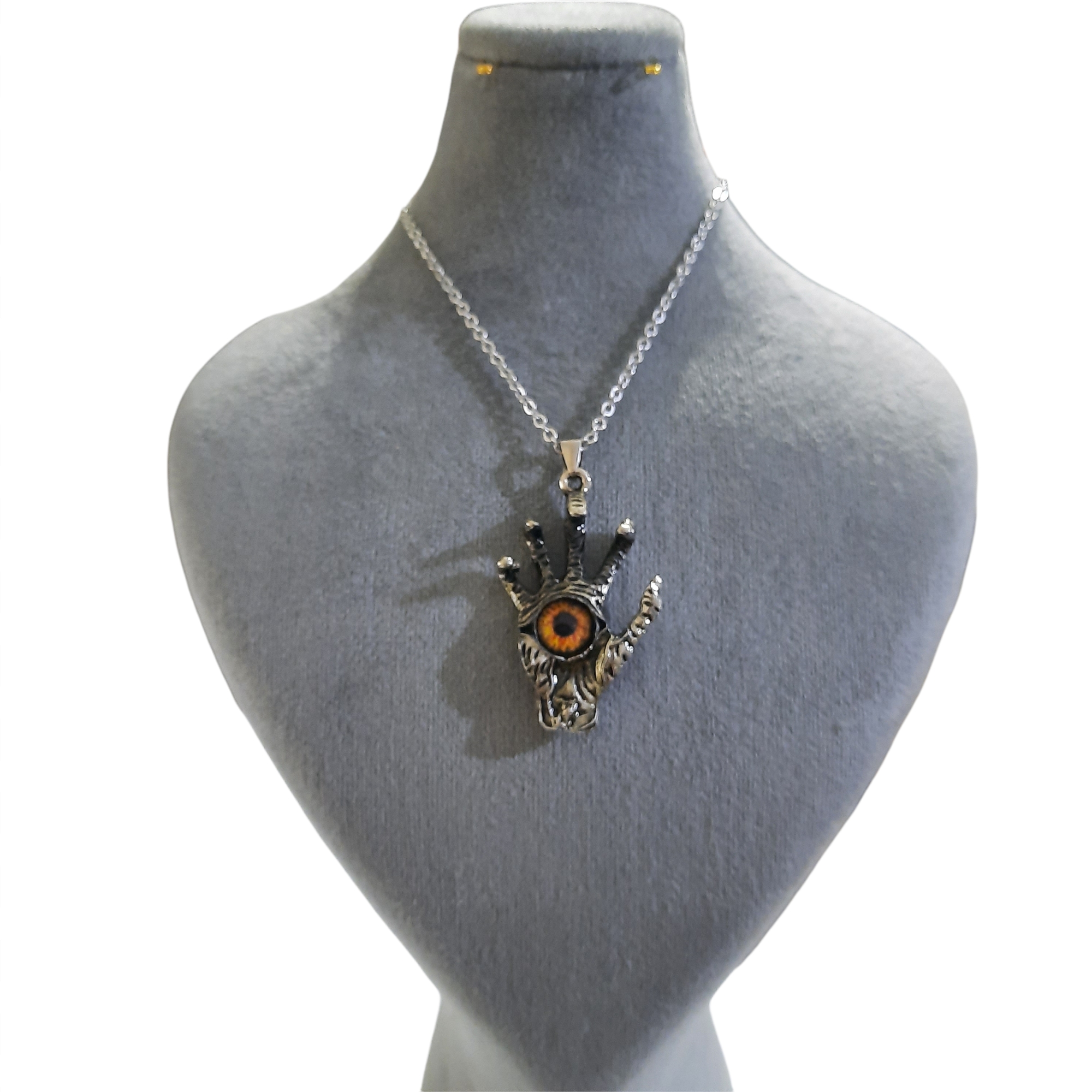 گردنبند مدل دست طرح چشم 