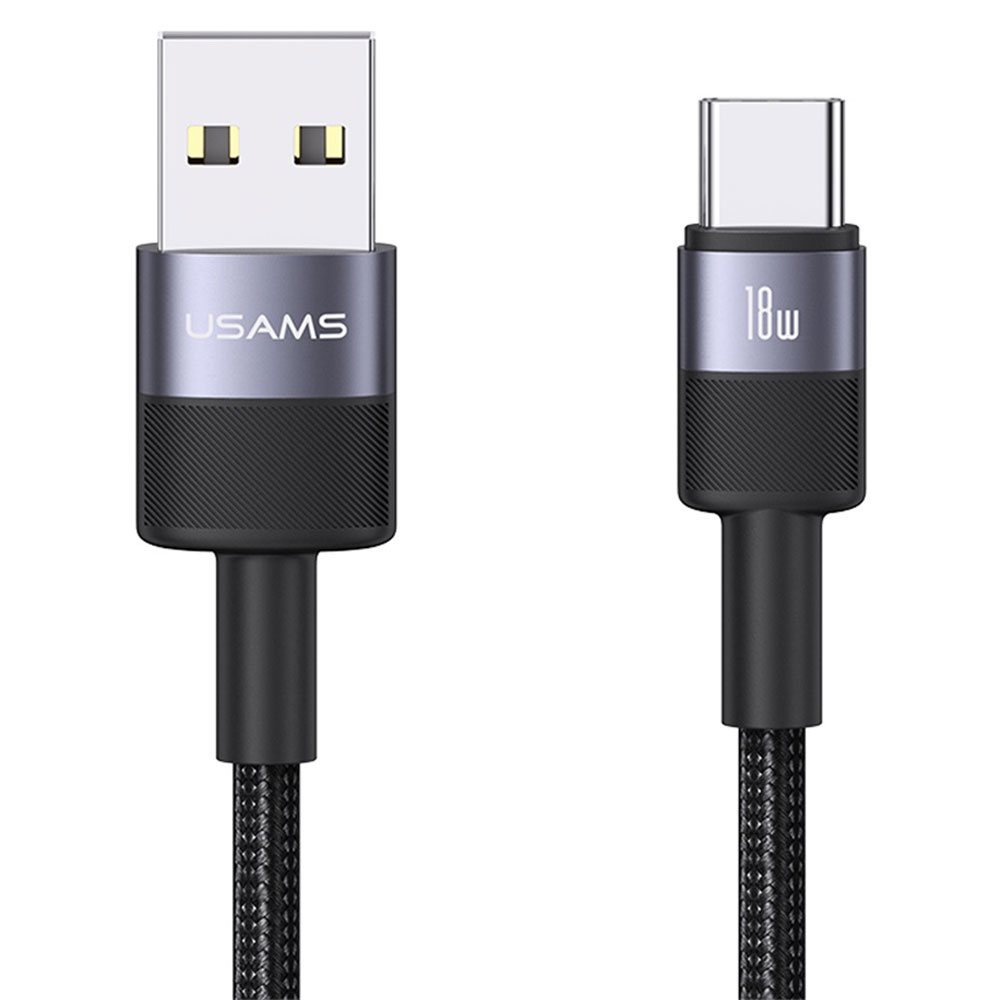 کابل شارژ USB به Type-C یوسمز مدل SJ718 طول 1.2 متر توان 3 آمپر