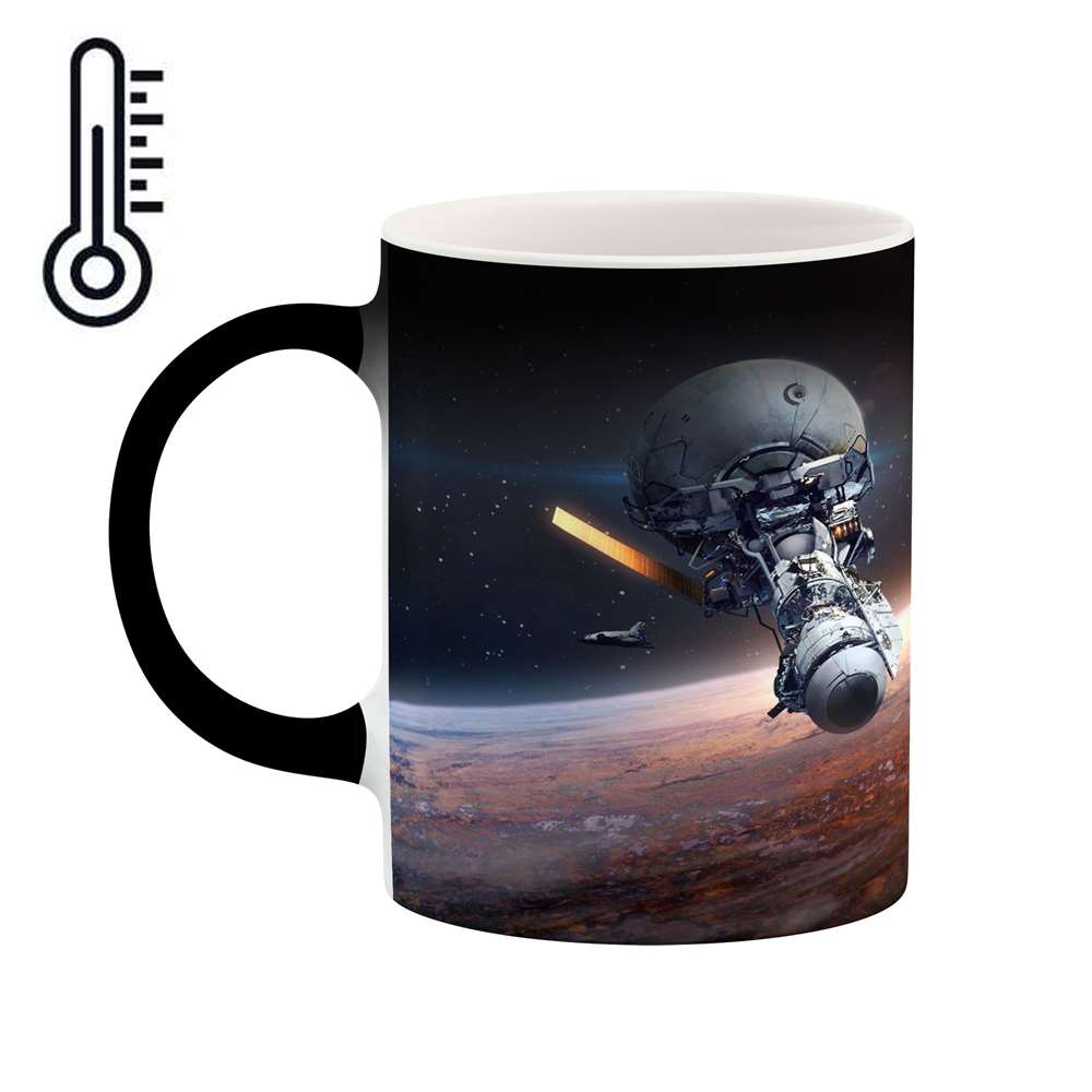 ماگ حرارتی کاکتی طرح کهکشان مدل mgh14564