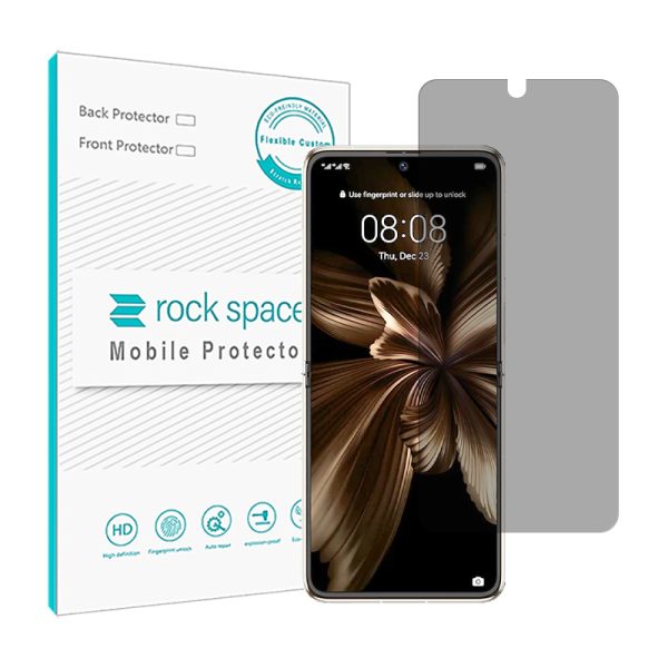 گلس هواوی P50 Pocket مدل نانو هیدروژل پرایوسی برند راک اسپیس سایز S کد S