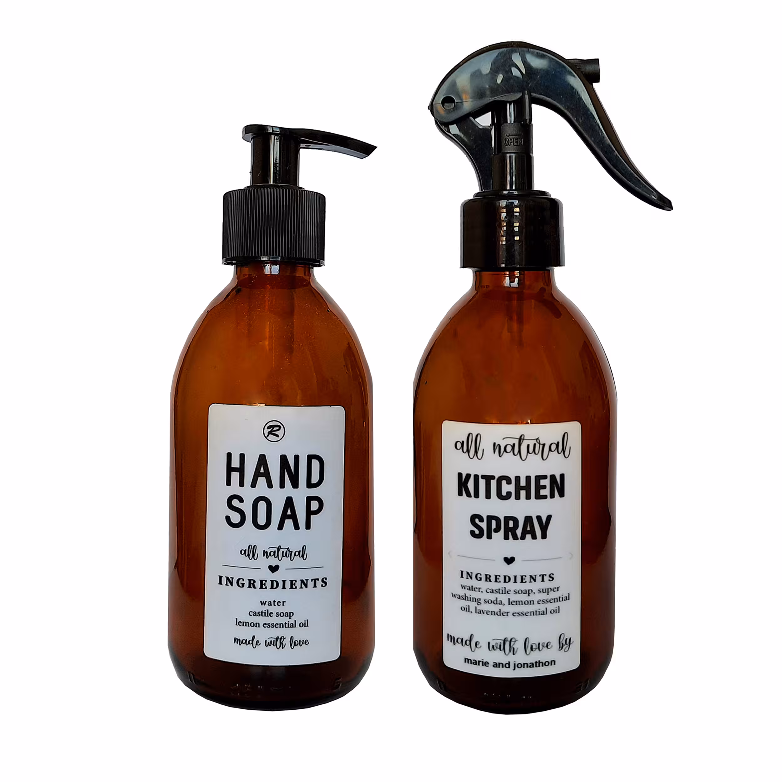 مخزن مایع دستشویی مدل HAND SOAP به همراه ظرف اسپری