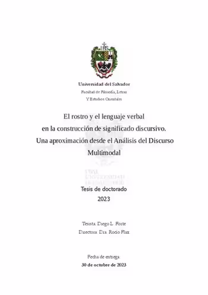 خرید و دانلود نسخه کامل کتاب El rostro y el lenguaje verbal en la construcción de significado discursivo. Una aproximación desde el Análisis del Discurso Multimodal