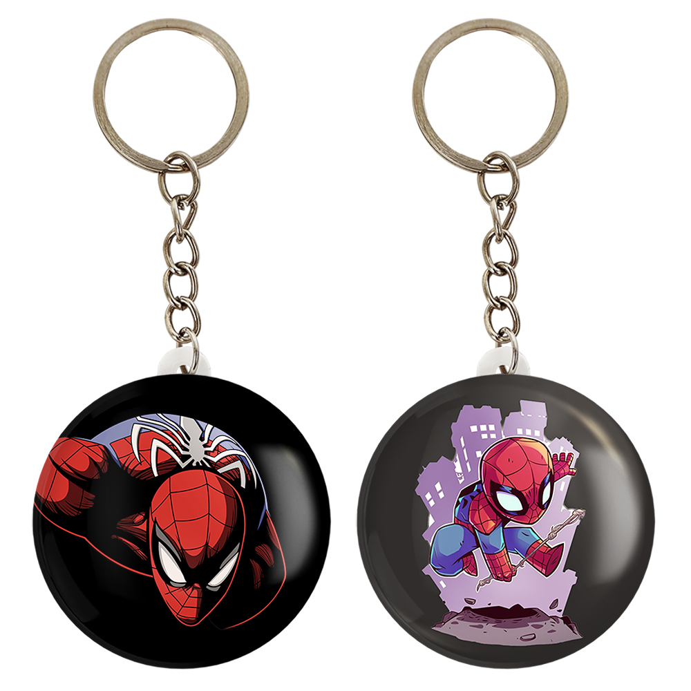 جاکلیدی خندالو مدل مرد عنکبوتی کد 1317613174 مجموعه 2 عددی