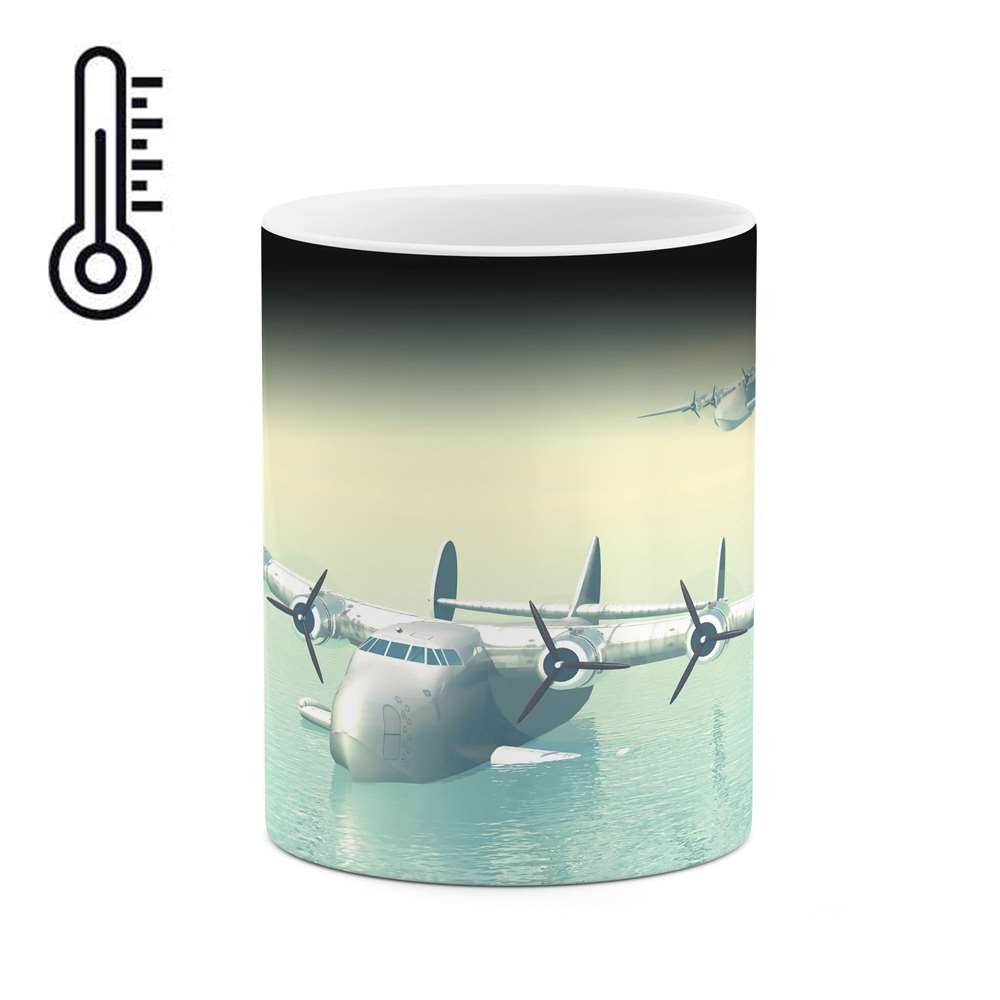 ماگ حرارتی طرح هواپیما مدل mgh00413