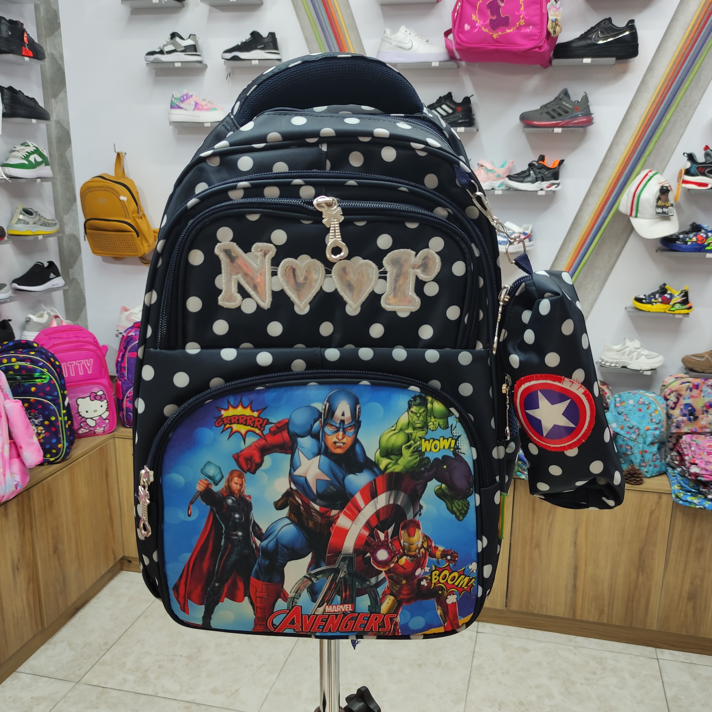 کوله پشتی پسرانه مدل avengers 