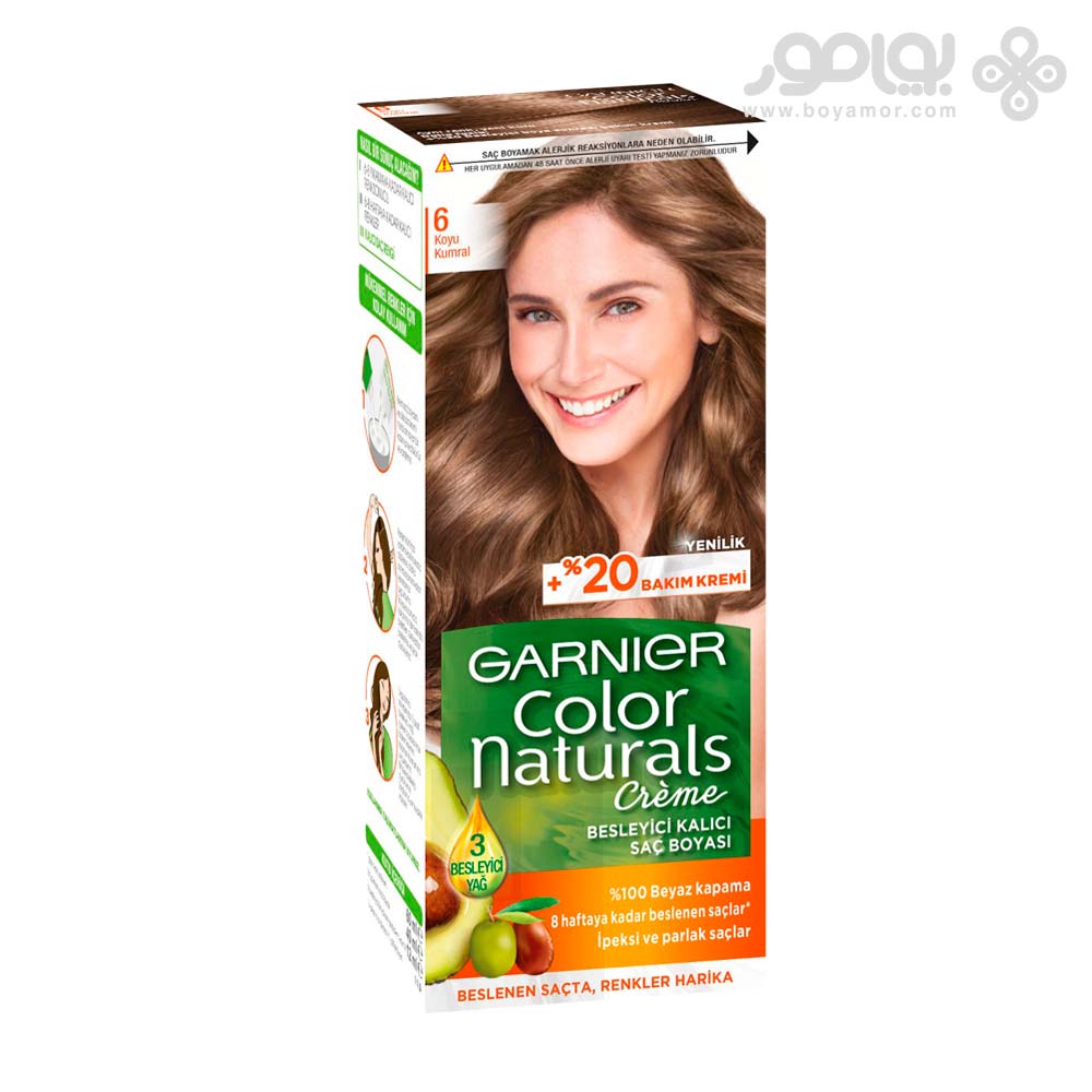 کیت رنگ موی گارنیر شماره GARNIER COLOR NATURALS 6