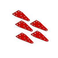 سازه رباتیک مدل صفحه مثلث مستطیلی بزرگبسته 5 عددی