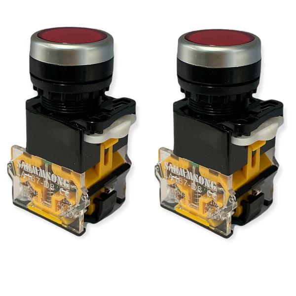 کلید شستی مدل فانال کد LA167-D8-11R بسته 2 عددی