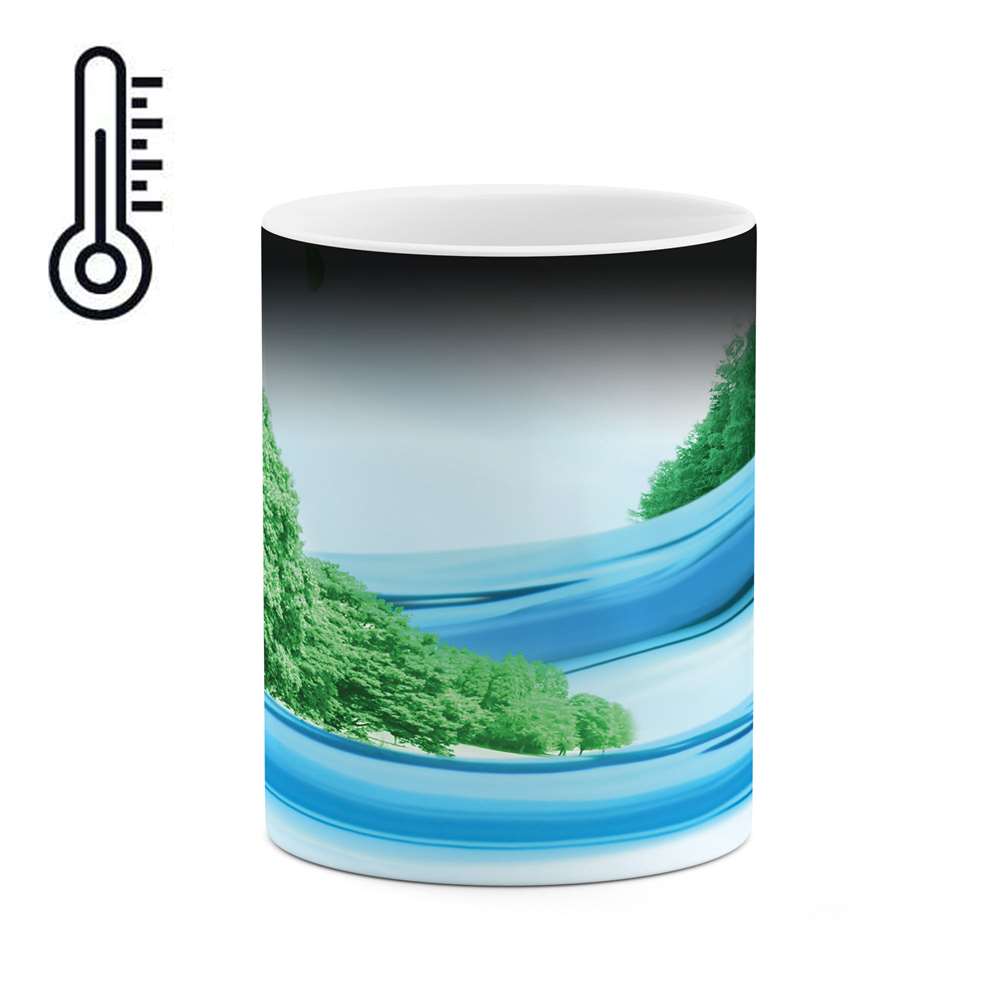 ماگ حرارتی طرح آب و درخت مدل mgh02831