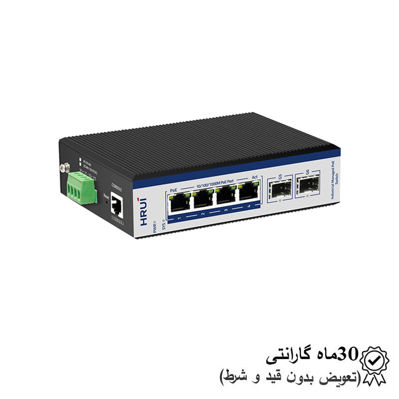 خرید و قیمت سوئیچ شبکه صنعتی HR600-AFGM-42S از فنون امن