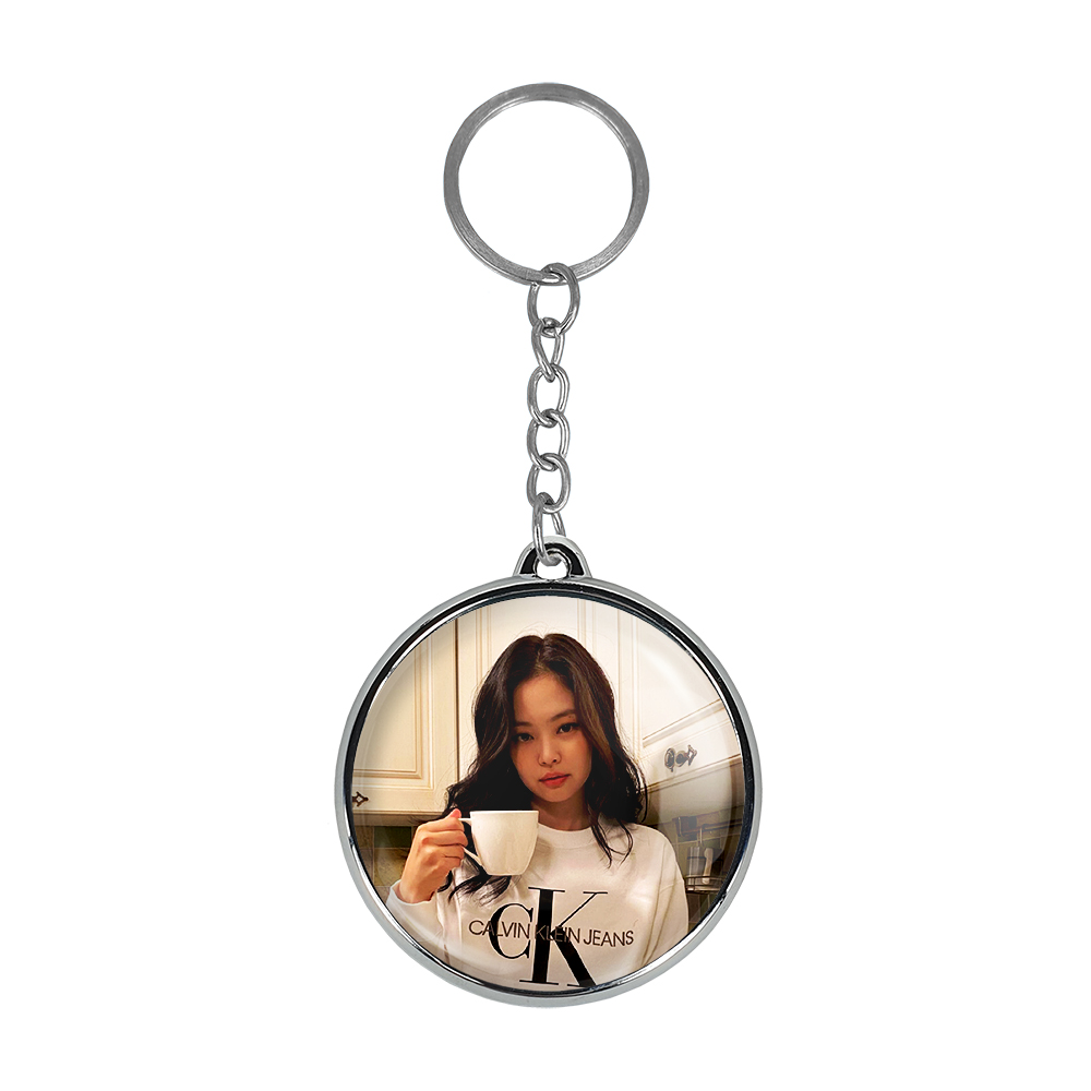 جاکلیدی خندالو طرح جنی بلک پینک مدل دوطرفه کد 1406014062