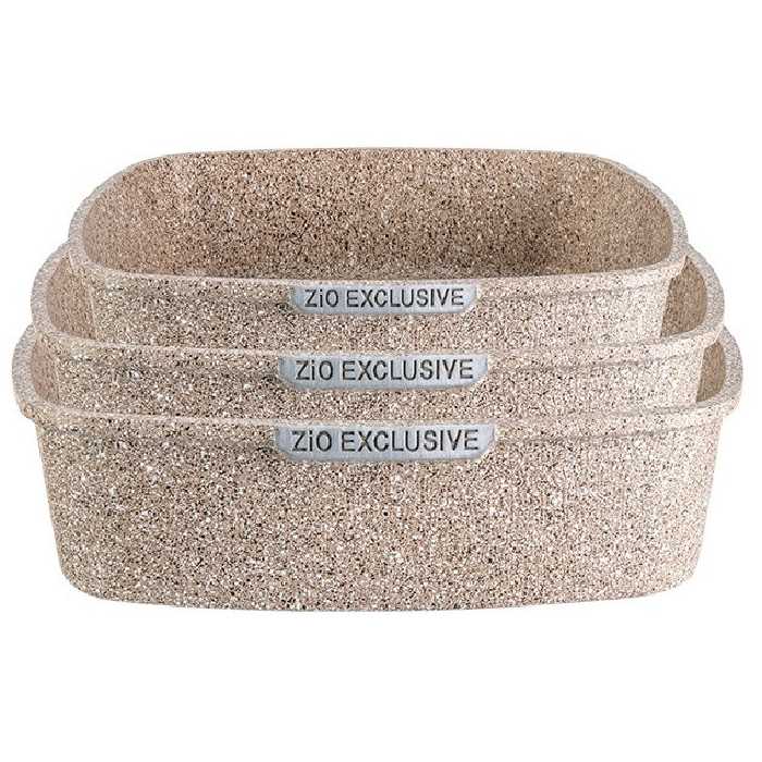 ظرف فر زیو مدل Z-8357 مجموعه سه عددی | کالا مکس