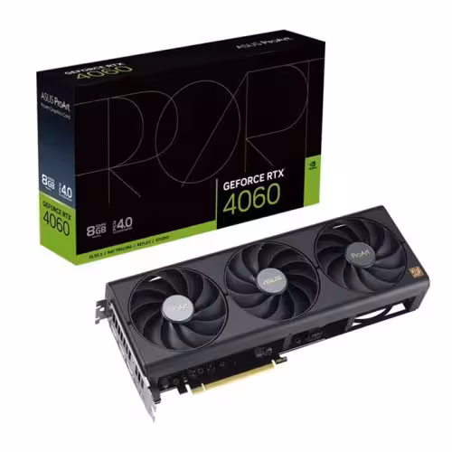 کارت گرافیک ایسوس مدل ProArt GeForce RTX 4060 8GB GDDR6 (آکبند-گارانتی اصلی)