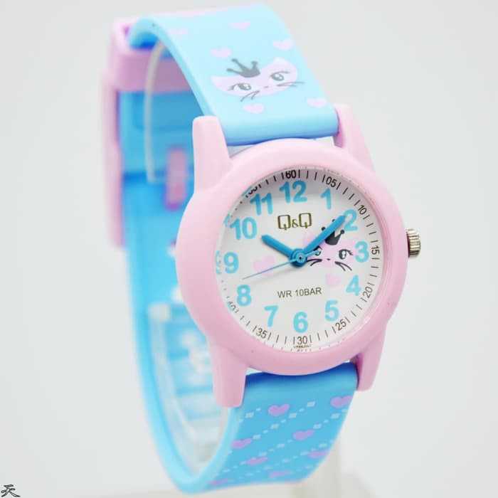 ساعت مچی عقربه ای دخترانه کیو اند کیو مدل VR99J007Y