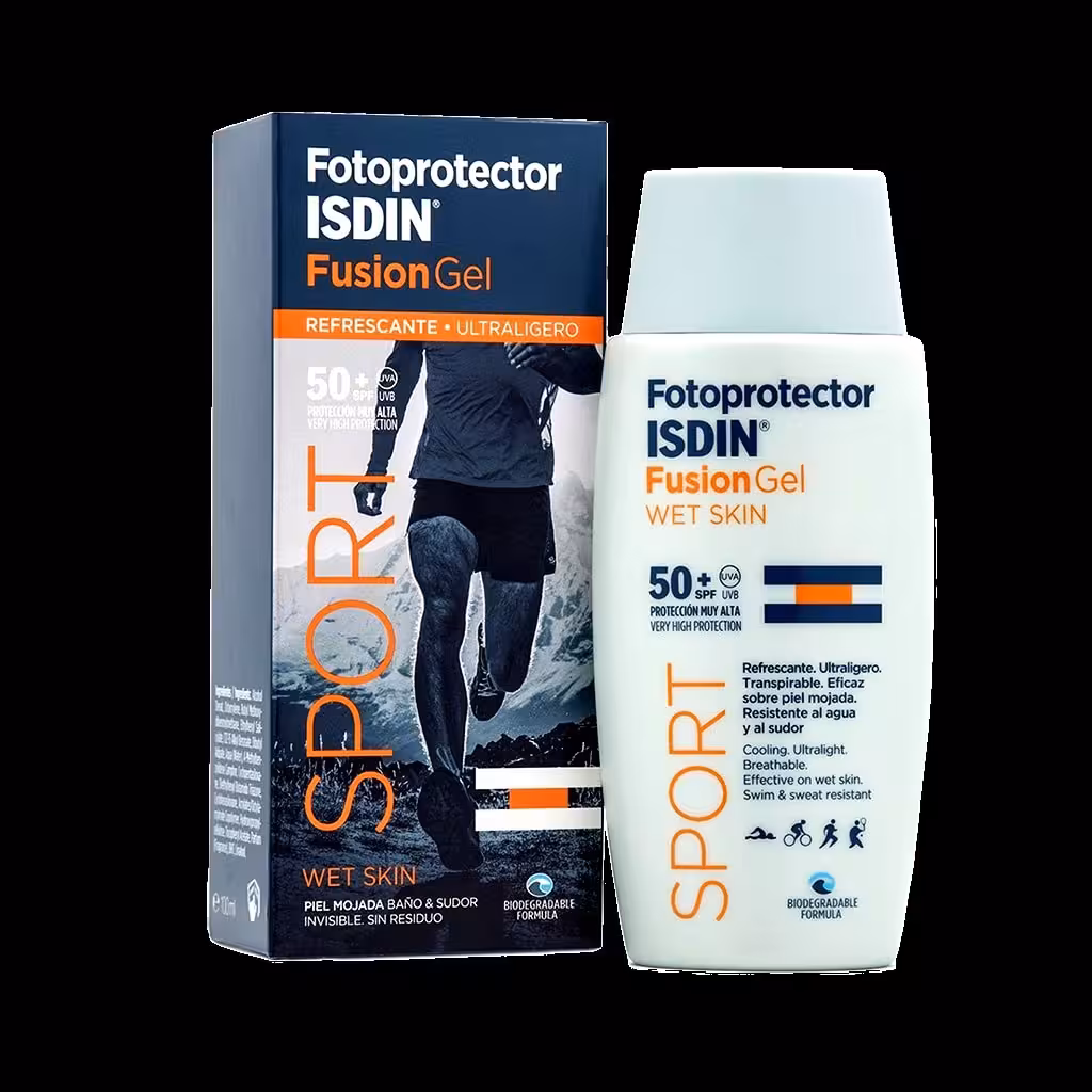 ژل ضد آفتاب فیوژن اسپرت ایزدین ⁺SPF50 مناسب ورزشکاران - داروخانه انلاین مثبت سبز