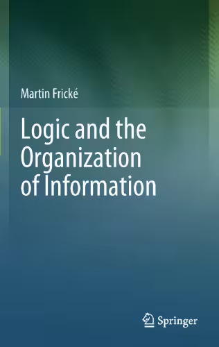 خرید و دانلود نسخه کامل کتاب Logic and the Organization of Information