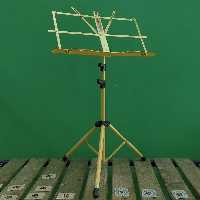 پایه نت فلزی  زرد با کاور حمل