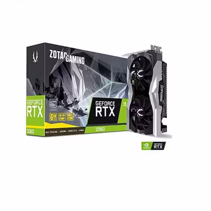 کارت گرافیک 12 گیگابایت زوتک Zotac GeForce RTX 2060 Twin Fan 6GB GDDR6